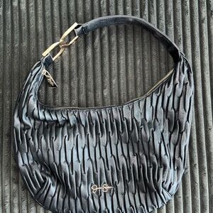 Jessica Simpson Textured Black Hobo Bag